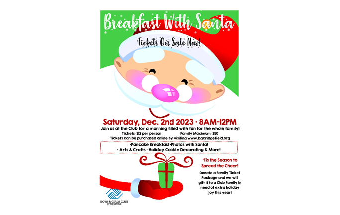 Breakfast with Santa Tickets are currently Sold Out!